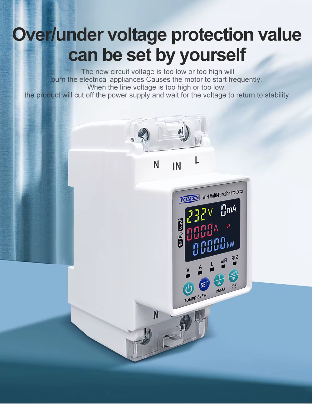 Tomzn Smart Circuit Breaker wifi - SW63A