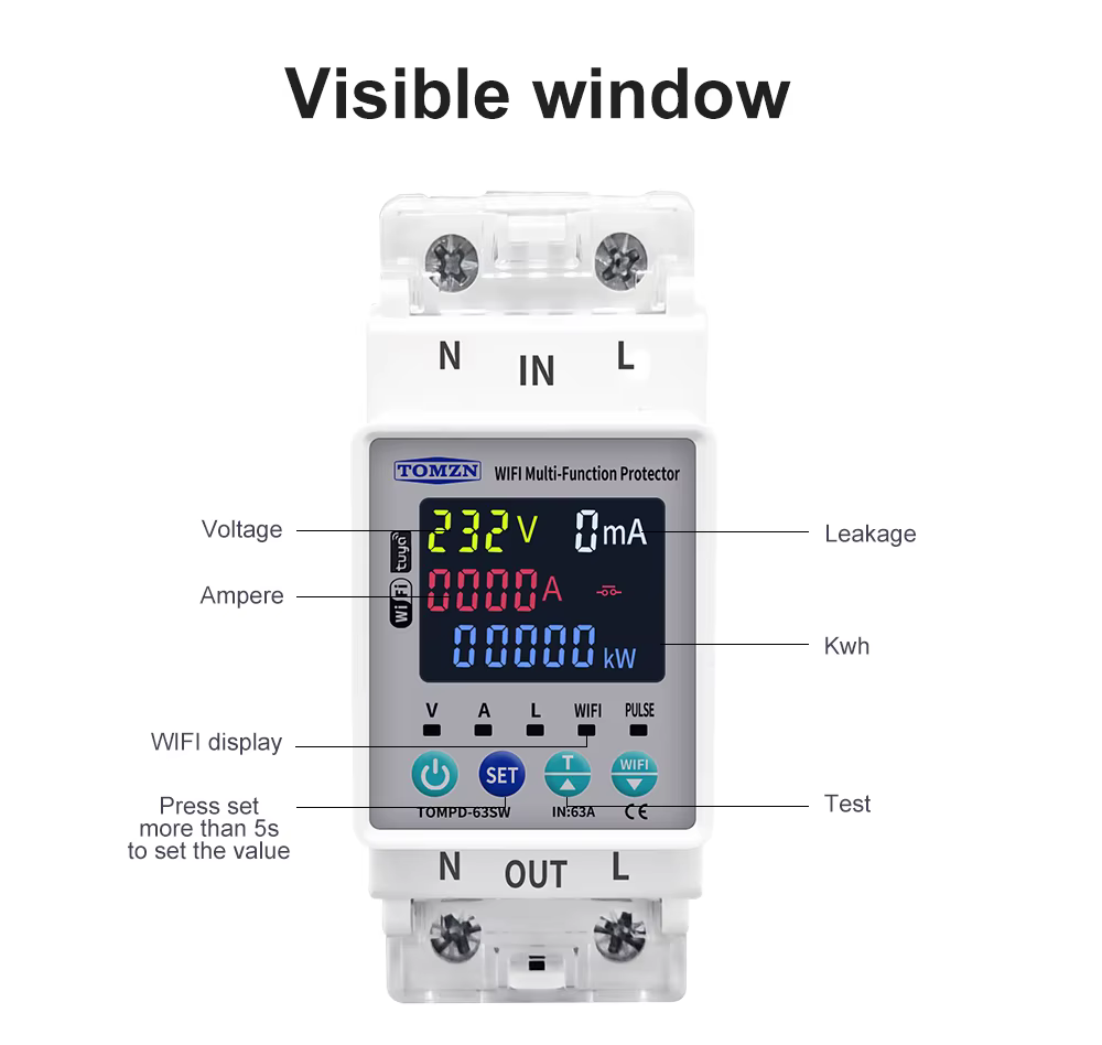Tomzn Smart Circuit Breaker wifi - SW63A