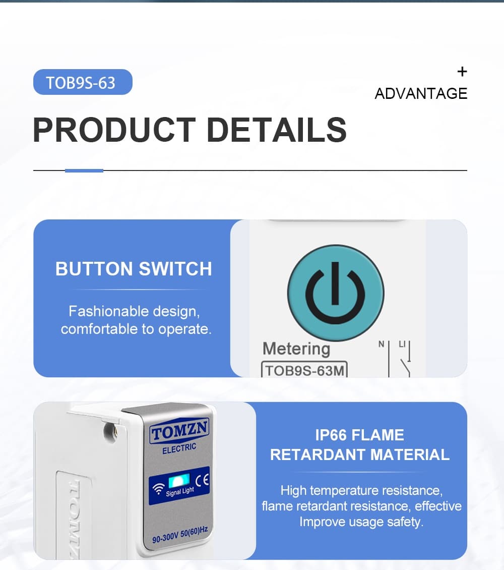 Tomzn Smart Circuit Breaker wifi -VAP63A