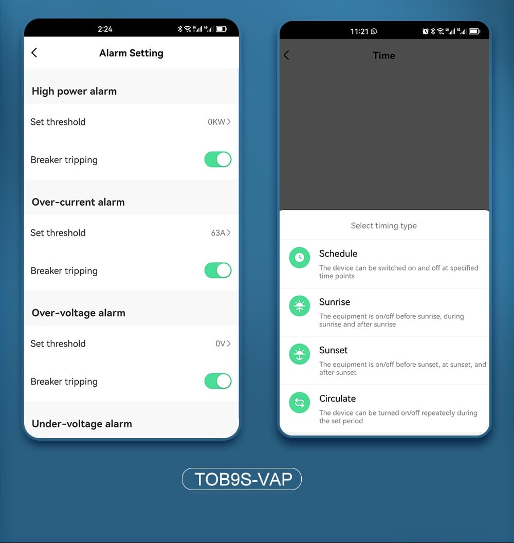 Tomzn Smart Circuit Breaker wifi -VAP63A