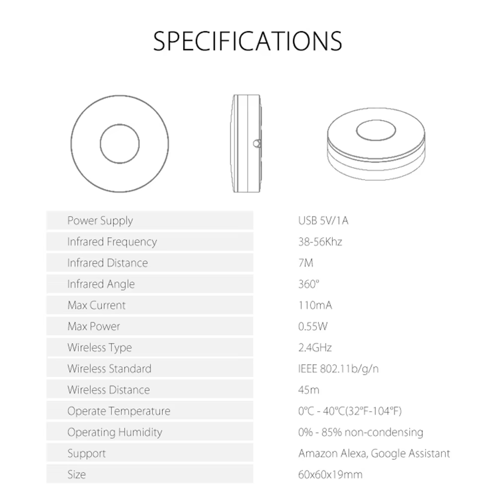 Universal IR+RF Remote Controller Pro